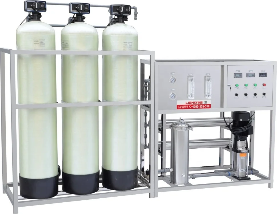Water Purifying 500L/H One-stage RO Pure Water Production Equipment Water Filtration Machine