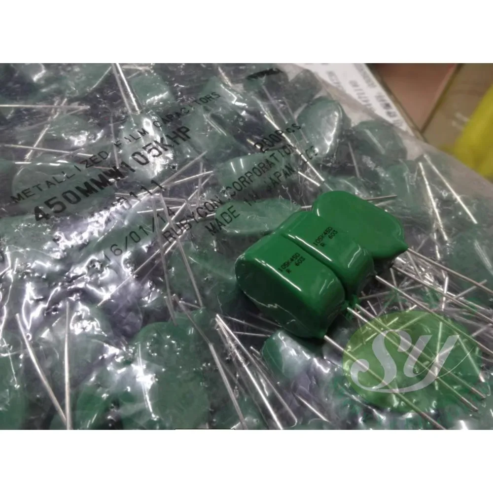 

5PCS 450MMW105KHP 1.0uf/450V 1uf 1u0 105 Brand new 10mm film capacitor
