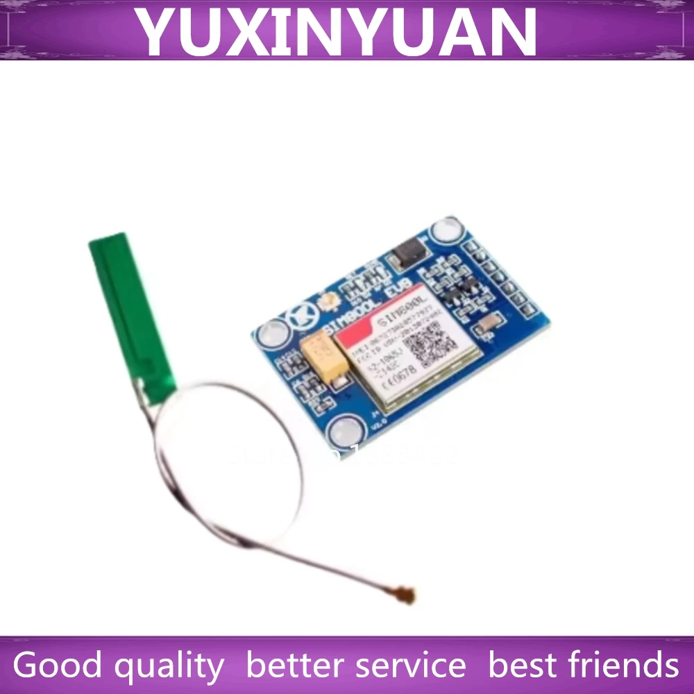 SIM800L GPRS GSM SIM Slot Module Quad-band TTL Serial Port with GPRS GSM 433 MHz Antenna for Arduino(China)