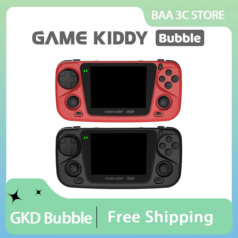 

Gkd Kiddy Bubble Handheld Game Kiddy Bubble Gamepad 3.5 Inch 4000ma Rk3566 Processor Hdmi Video Portable Handheld Game Machine