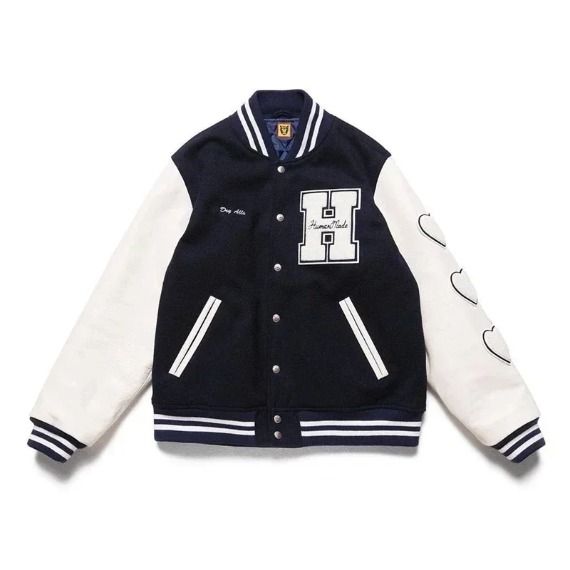 New 2024 Girls Don’t Cry Varsity Baseball Jacket Men Women 1:1 High Quality Leather Sleeve Patchwork Towel Embroidery Coats