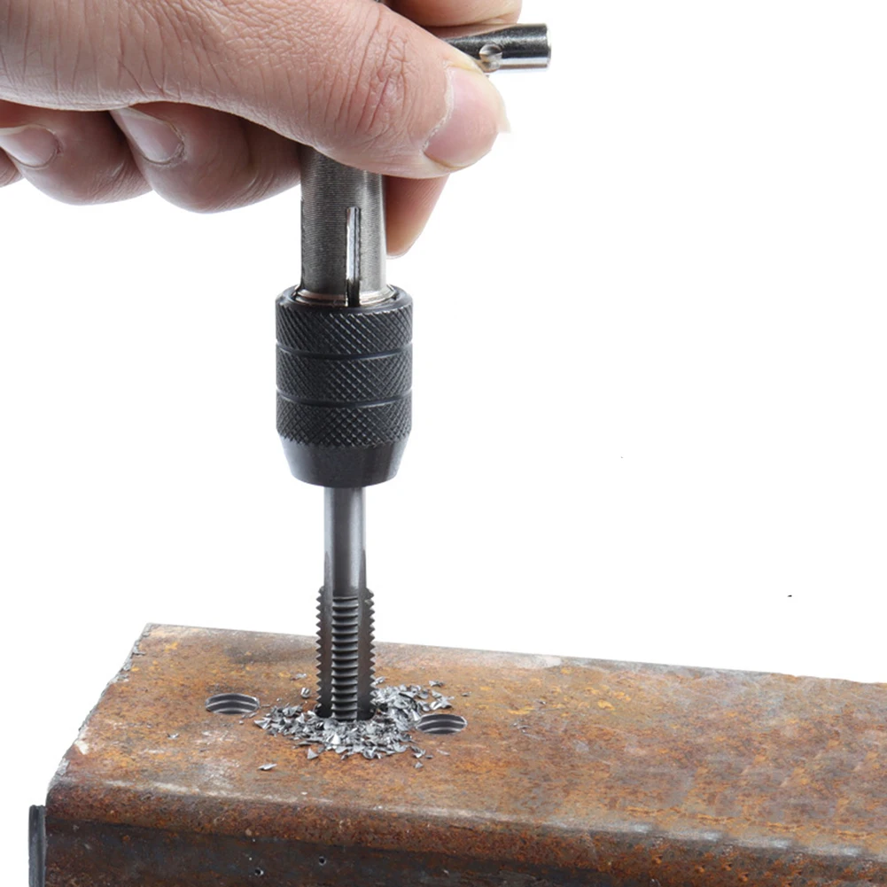 

Ratchet Mechanism T Handle Tap Wrench 14 Adjustable for Smooth and Quick Tap Operation in Home and Professional Settings