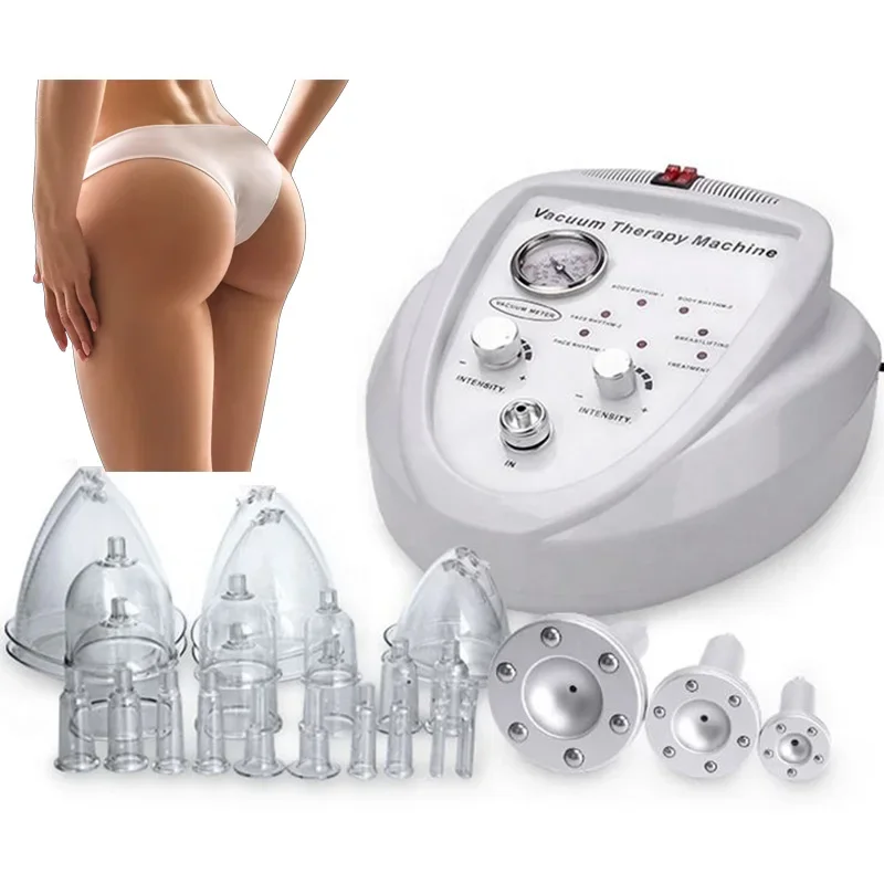 30 Cups Massage Nipple Augmentation Enhancer Vacuum Equipment Breast Enlargement Pump Buttock Lifting Butt Vaccum Machine