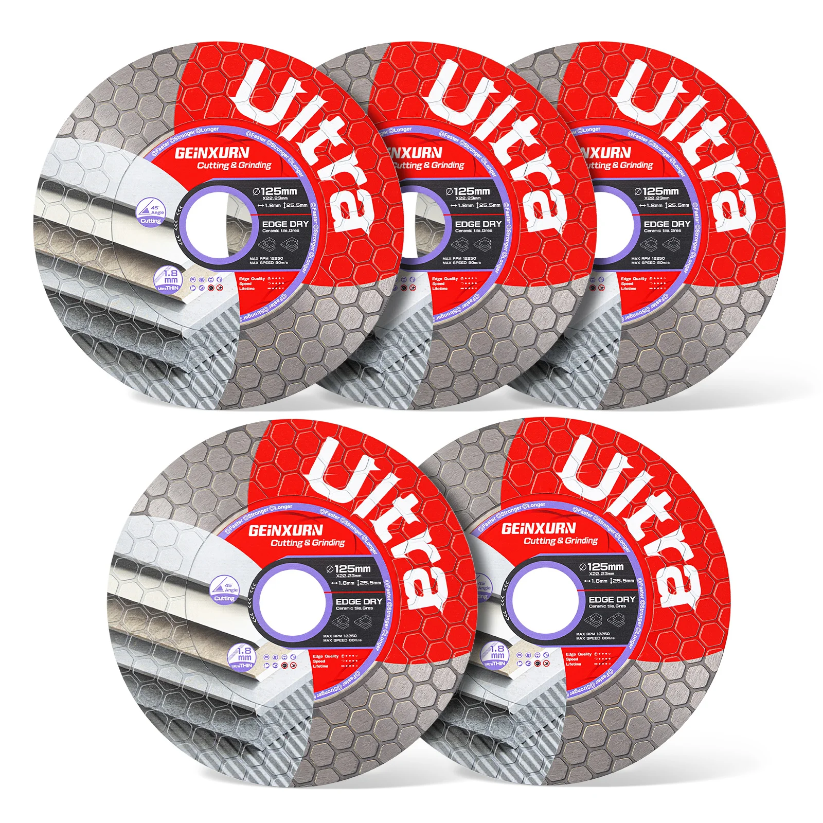 Geinxurn Cutting & Grinding Diamond Blades(5