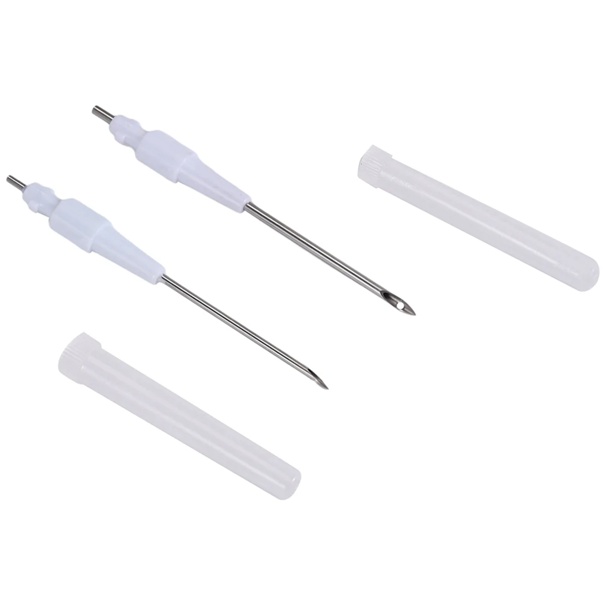NEW White+Blue Three Sized Embroidery needle Punch Needle Punching Punch Needle Tool Set