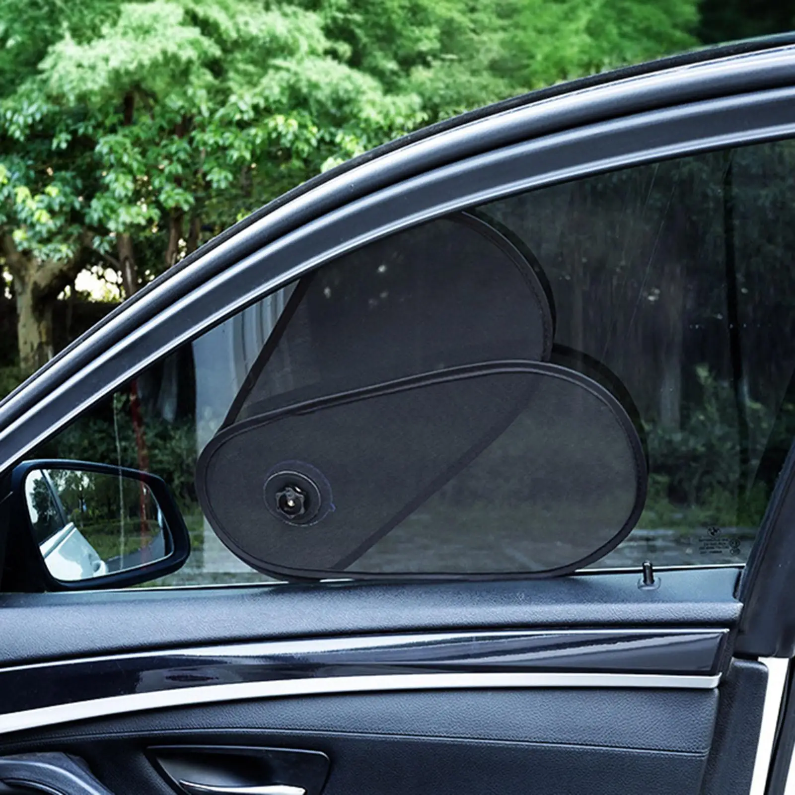 

Car Side Window Sun Shade Clear Vision Car Window Shades For Baby Privacy Removable Strong Suction Foldable Blocker For Vehicle