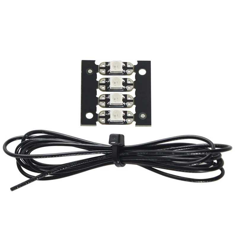 Paillettes Neopixel RVB durables et faciles à utiliser, Extrudeuse Voron Mini SB, WS2812, 3535 LED RVB lumineuses, 1m, 26AWG, DeliWire