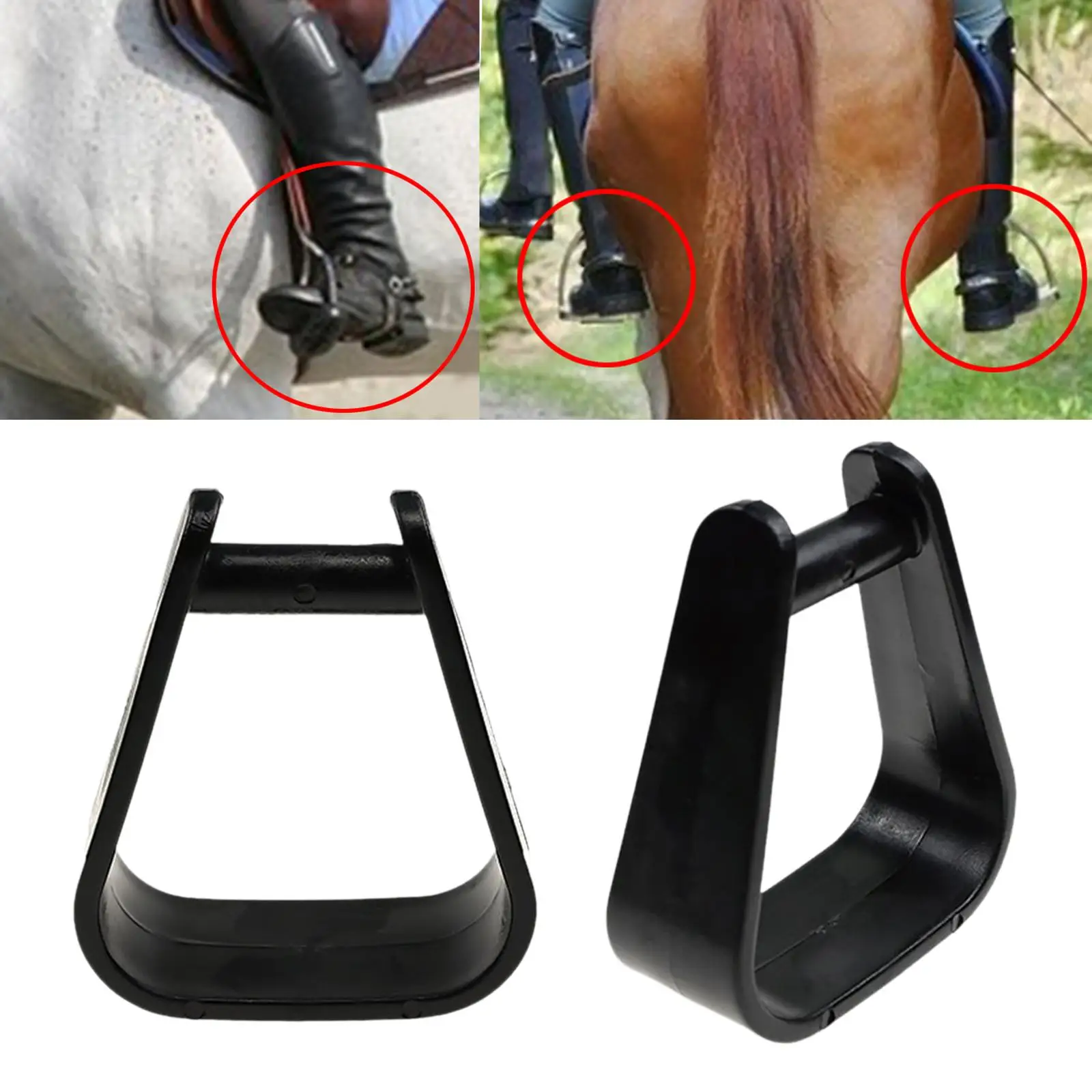 Kids Stirrups 2Pieces High Strength Stirrups Stirrups Equestrian Stirrups for Equestrian Sports Outdoor English Saddle