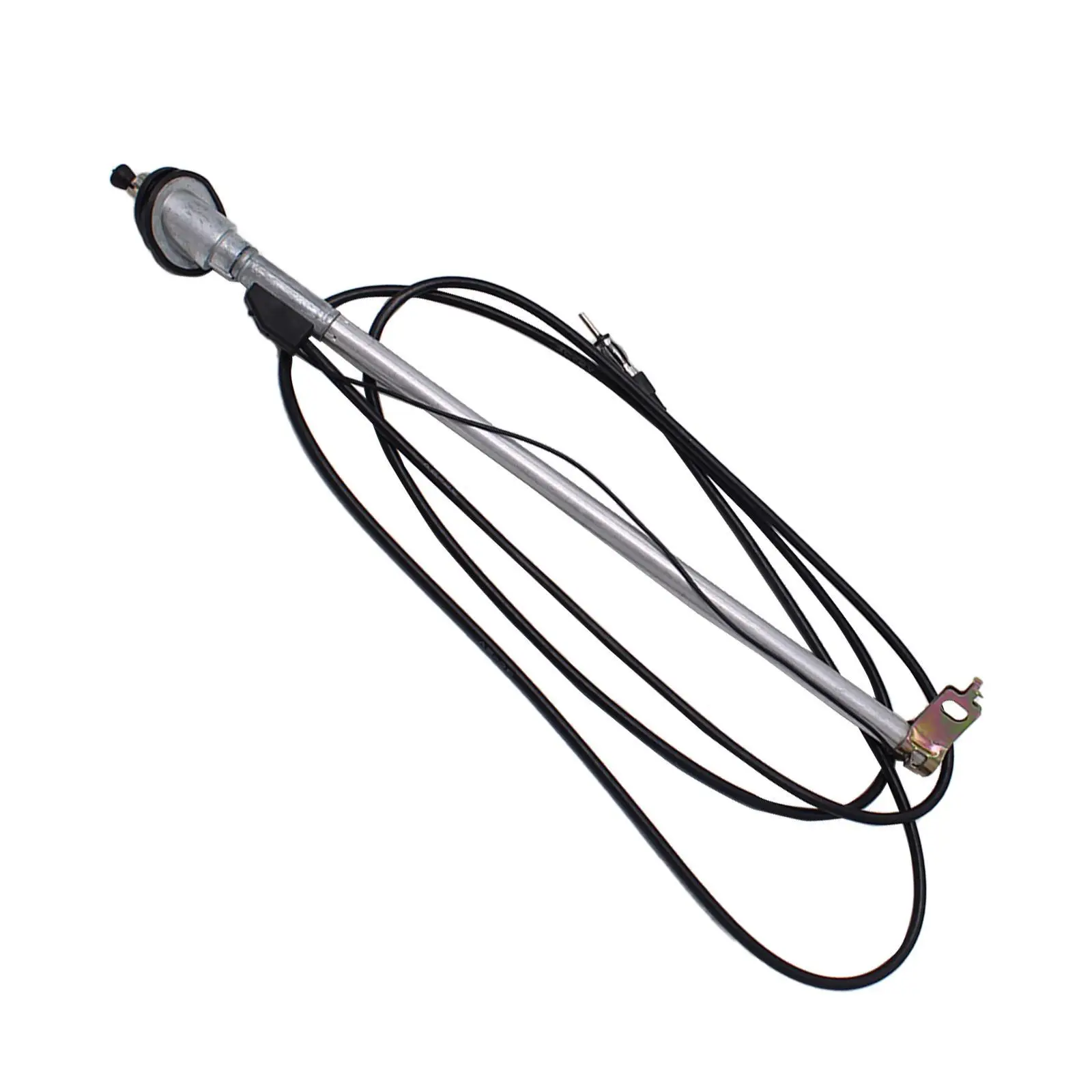 Manual Lock Down Antenna Wear Resistant with 126cm Cable Manual Push Down Replacement Parts Accessories for Gxl 1990-1998