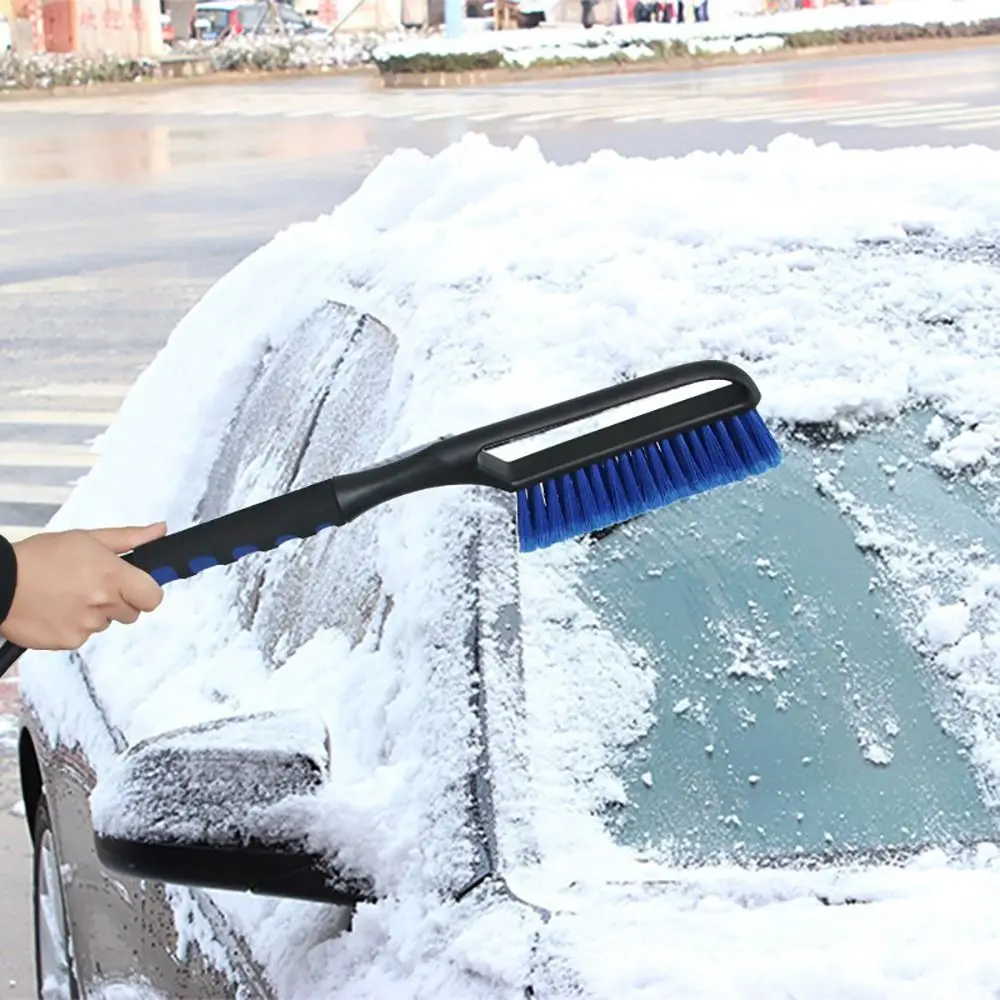 Hot ABS Snow Removal Shovel Portable with Foam Handle Windshield Cleaning Scraping Tool Slim Car Vehicle Brush Winter