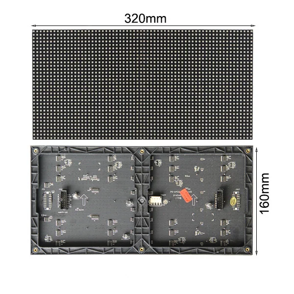 Free shipping 1Pcs P5 Indoor LED Display Module 1 / 16Scan 64×32dots P5 Indoor Full color LED Advertising Display Panel SMD