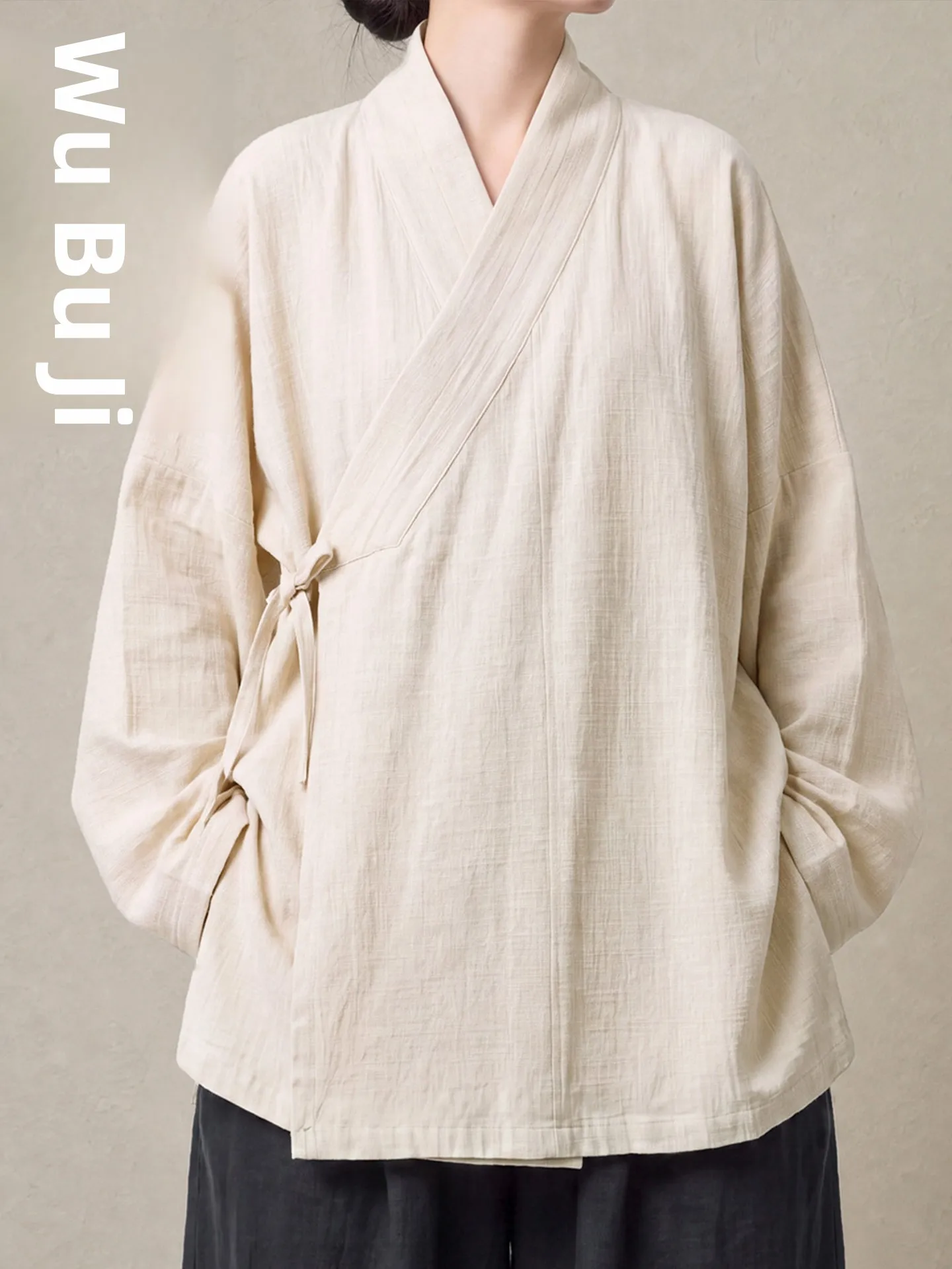 robe-hanfu-ample-en-coton-pour-hommes-et-femmes-style-chinois-traditionnel-vetement-d'exterieur-pour-l'automne-et-l'hiver-style-national-classique-et-retro