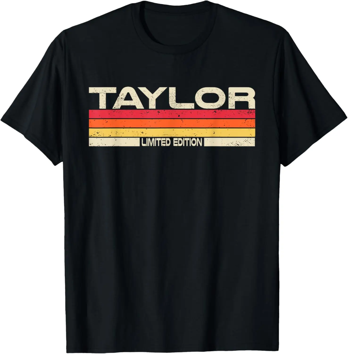 

Taylor Surname Birthday Family Reunion 80s 90s Sunset T-Shirt
