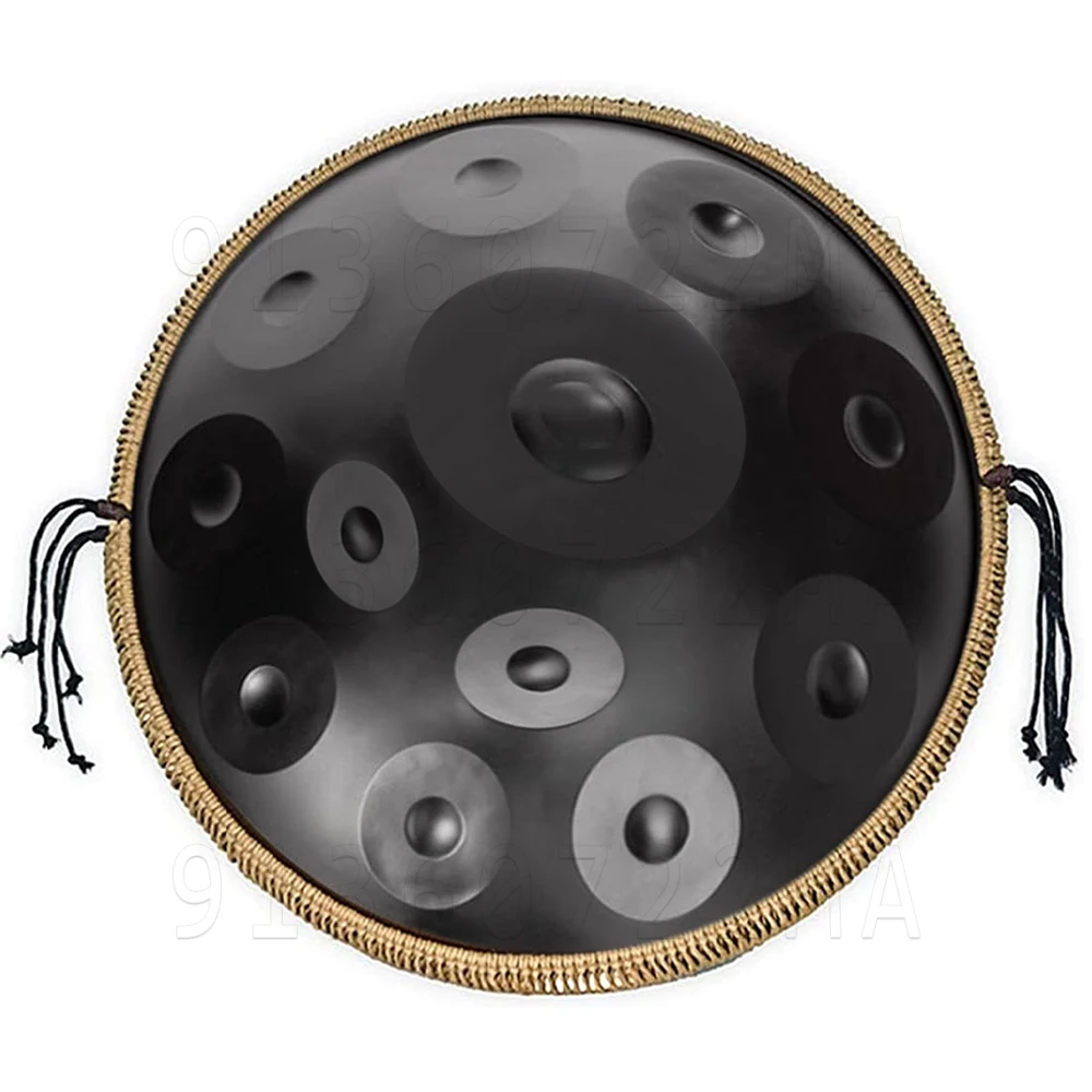 432Hz/440Hz handpan drum 12 tone 22 inch tambor meditation instrument yoga music drum gift beginner steel tongue drum