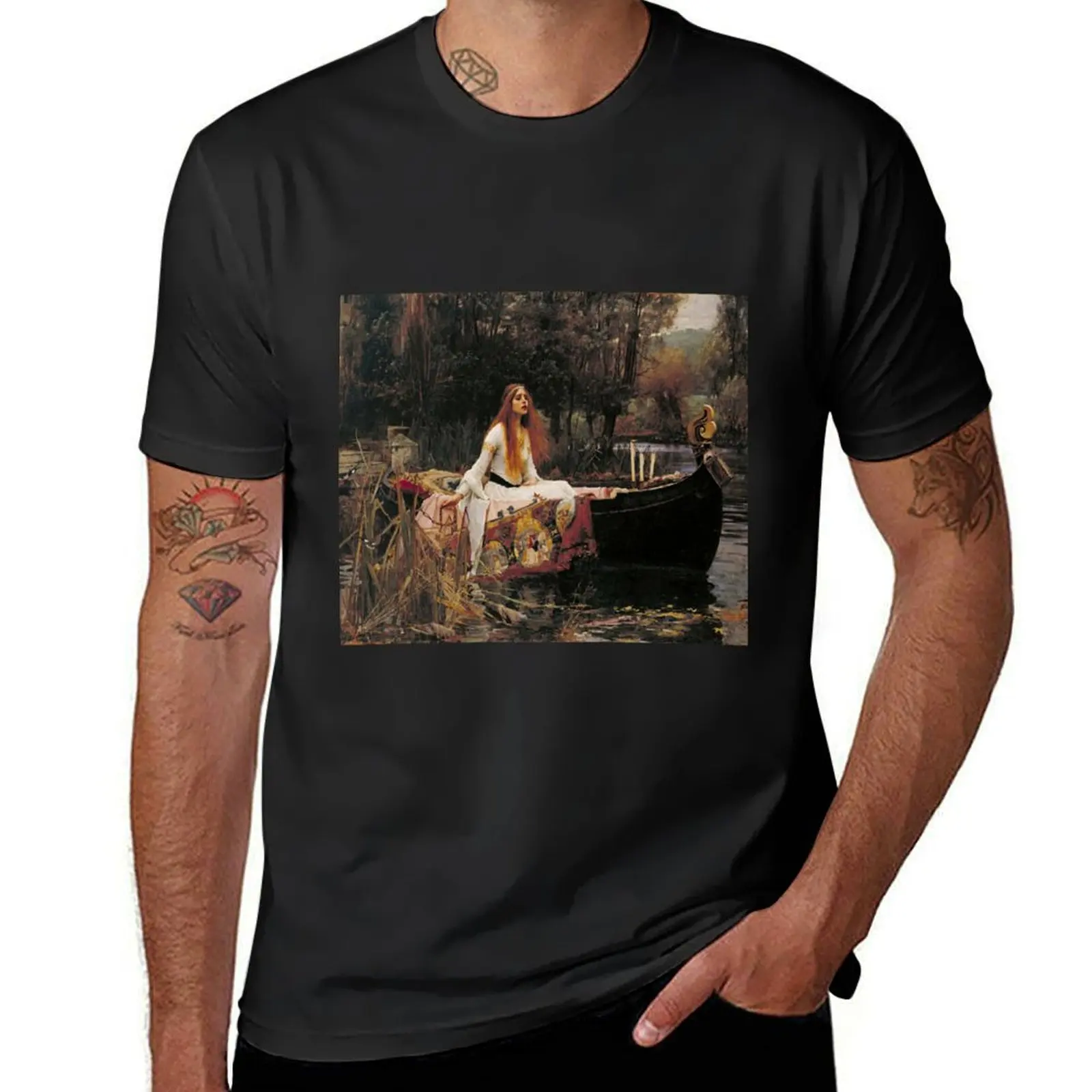 

John William Waterhouse - The Lady of Shalott,No, 02. T-Shirt Aesthetic clothing new edition t shirts for men graphic