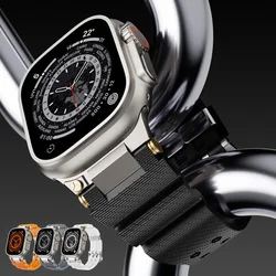 Silicone Sports Strap for Apple Watch Ultra 2/1 49mm Series 10 46mm 9 8 7 45mm Rubber Band for IWatch 6 5 4 Se 44mm Bracelet