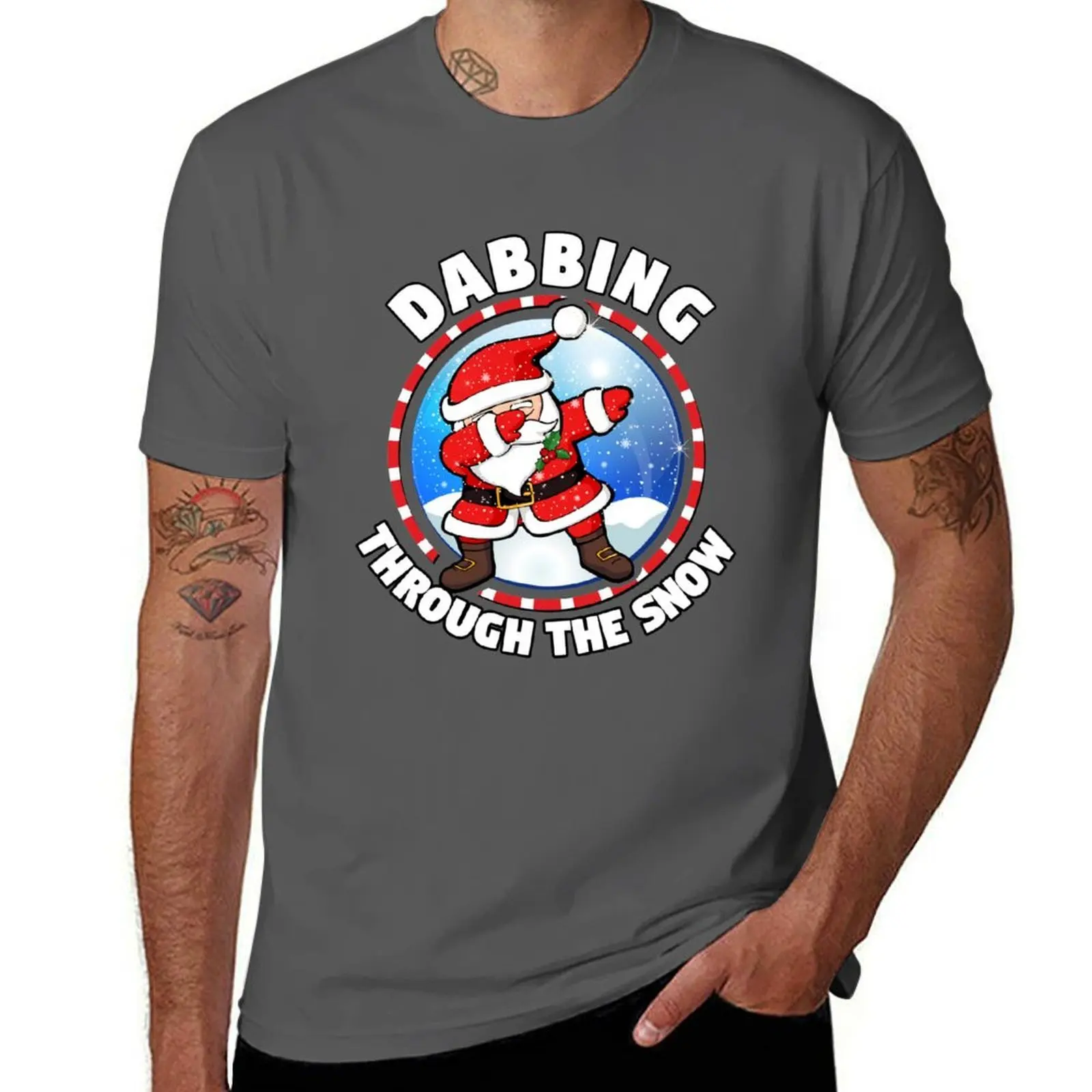 

Dabbing Through The Snow T-Shirt g man t shirts for men man t shirts cotton T-Shirt