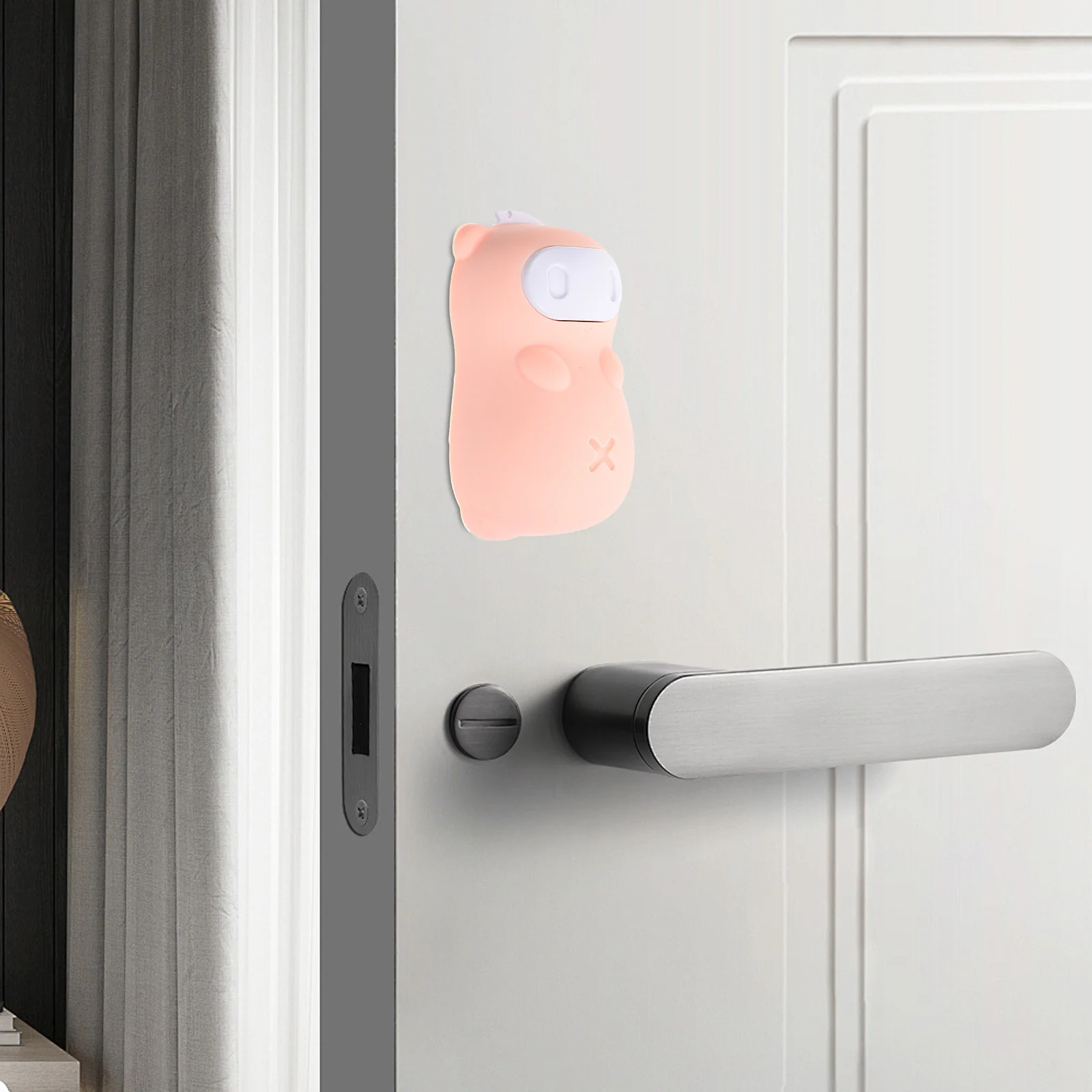 

Дверной стопор для безопасности детей, прочный пластиковый замок для пальцев, милый дизайн в виде свиньи, анти-столкновение, дверной стопор, очаровательный дверной стопор