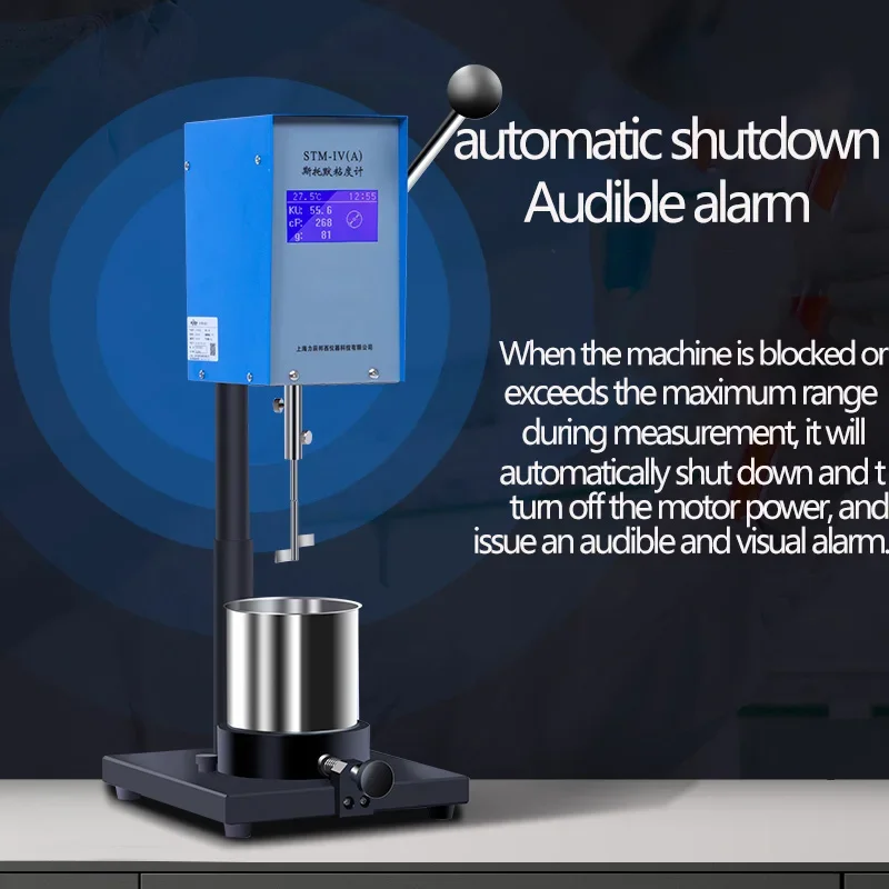 Viscometer Verfcoatings Latexverf KU Waarde CP Waarde Temperatuur Digitale Viscositeitstester