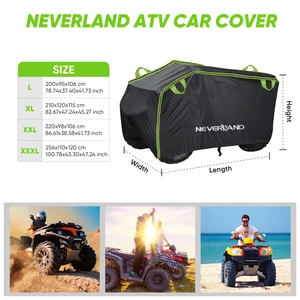 ATV Quad UTV Accessorice Motor Quad Bike Case Case to Rain Poeira Anti-UN 8 Bán hàng chính ATV Quad Polaris - 1