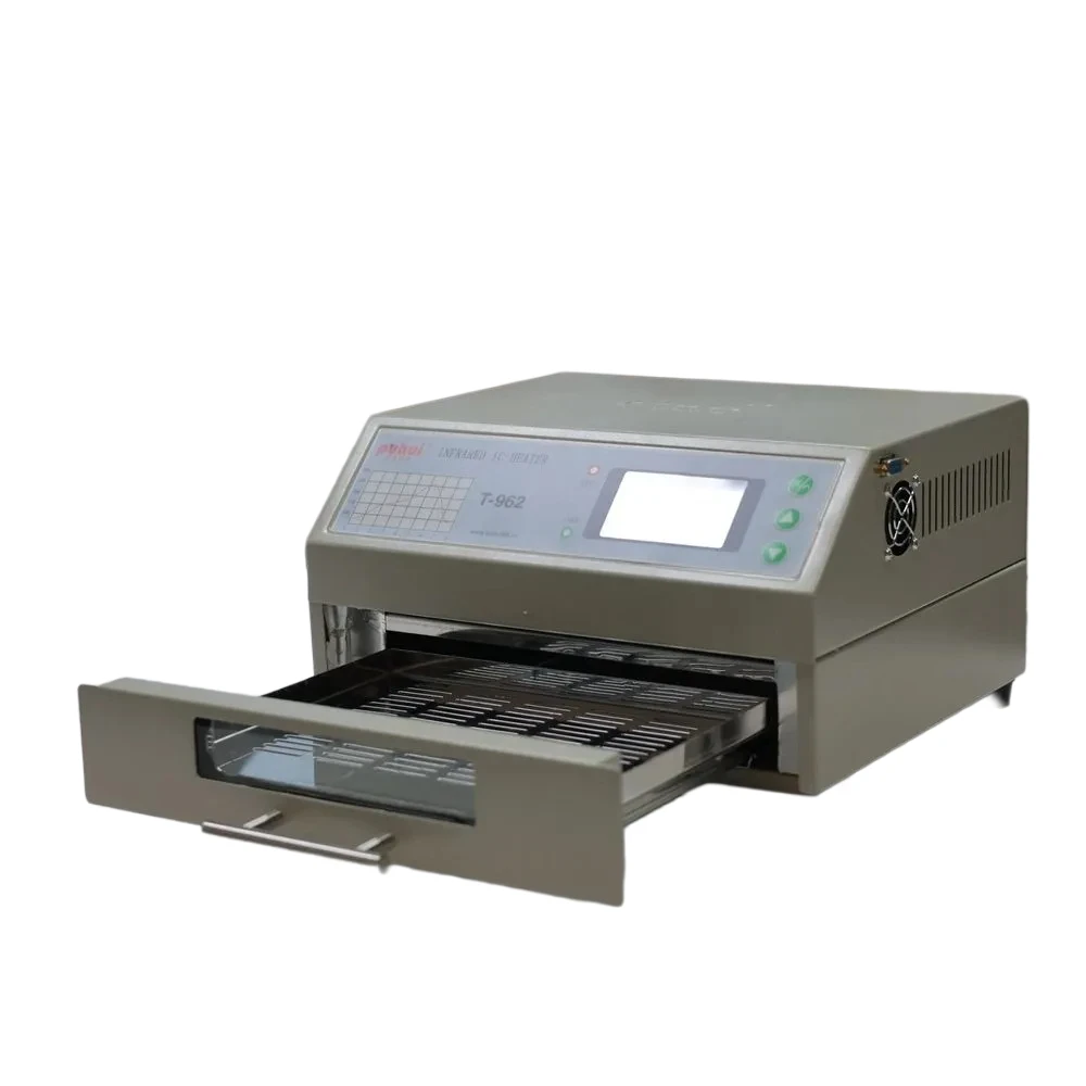 T-962 Personal Studio Oven - Visual Drawer & 800W Uniform Heat For DIY SMT Assembly