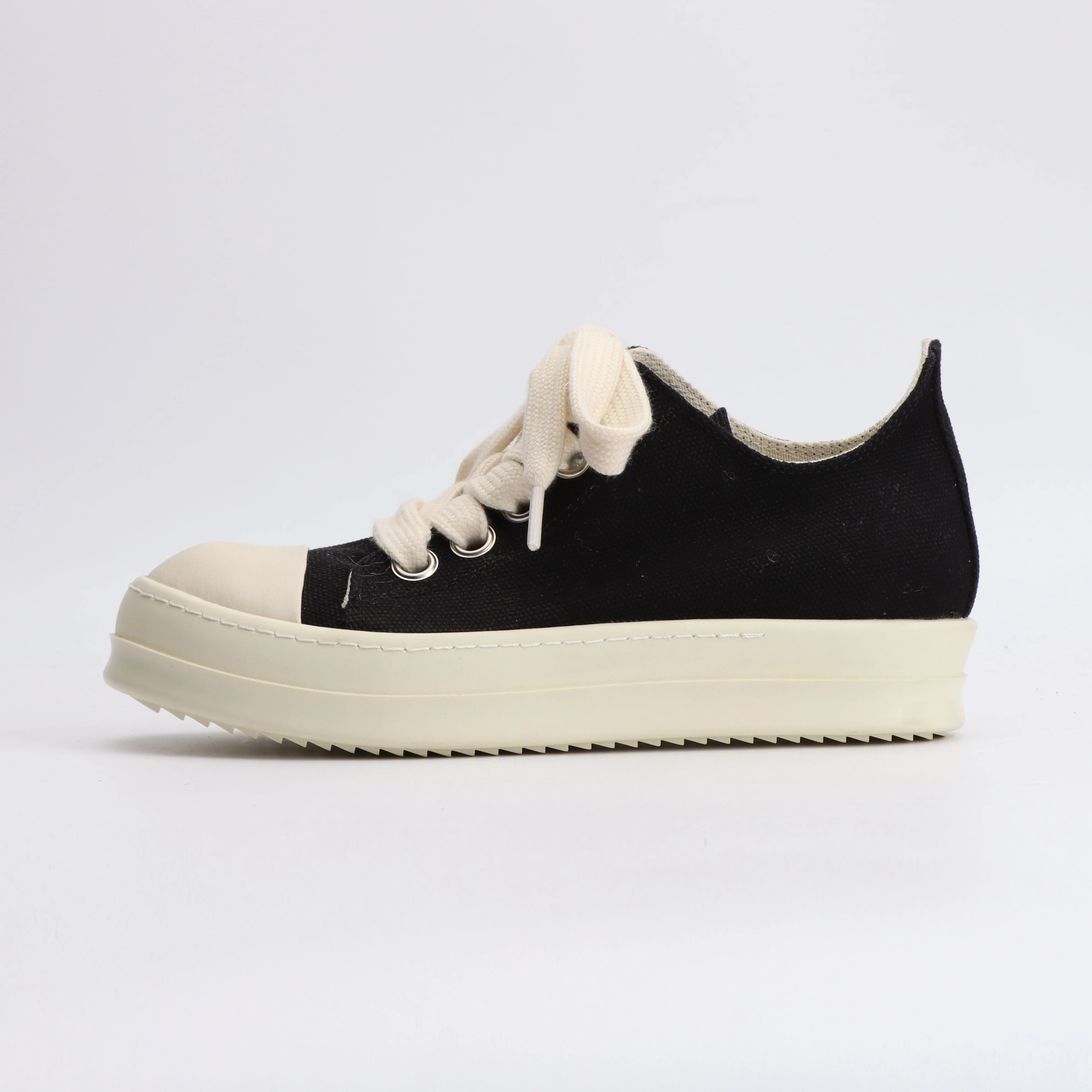 

Ricking 2025 Shoes Ramones Low Black Shoes Casual Shoes for Men Canvas Sneakers Womens Breathable Leather