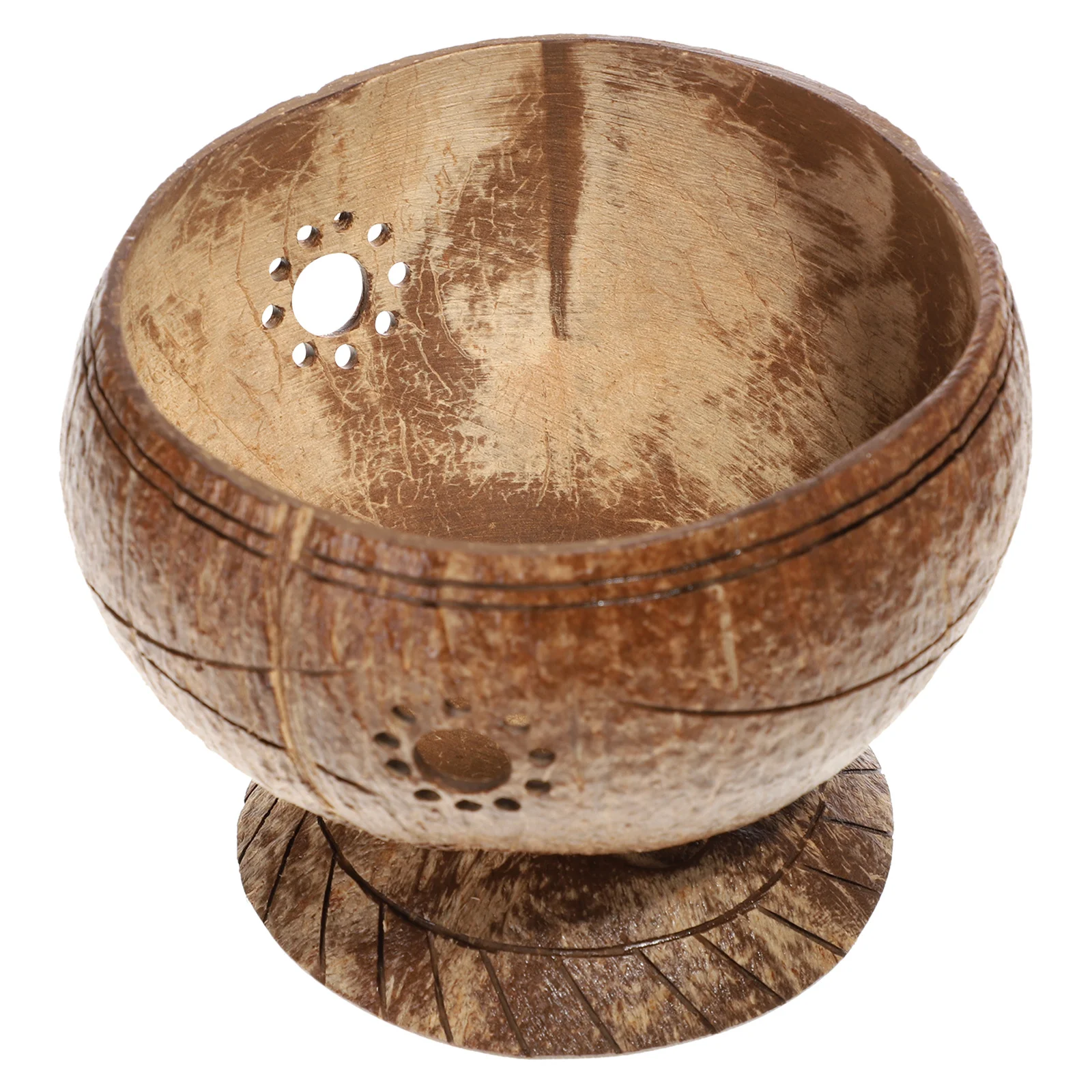 

1Pcs Coconut Shell Bowl Decorative Salad Bowls Safe for Baby Adults Use Coconut Shell Bowl Household Bowls Tableware