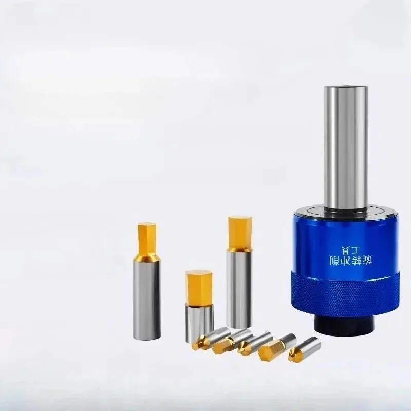 Hexagon Rotary Broach Punch Bit Punching Tool Holder British System Rotated Blanking Cutter Alloy Head