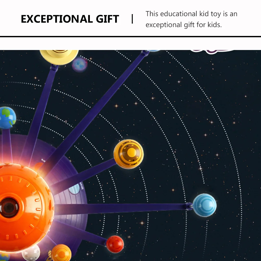 

1pc Voice Projection Orrery Solar System For Kids Educational Plaything Planetarium Projector Sound Function