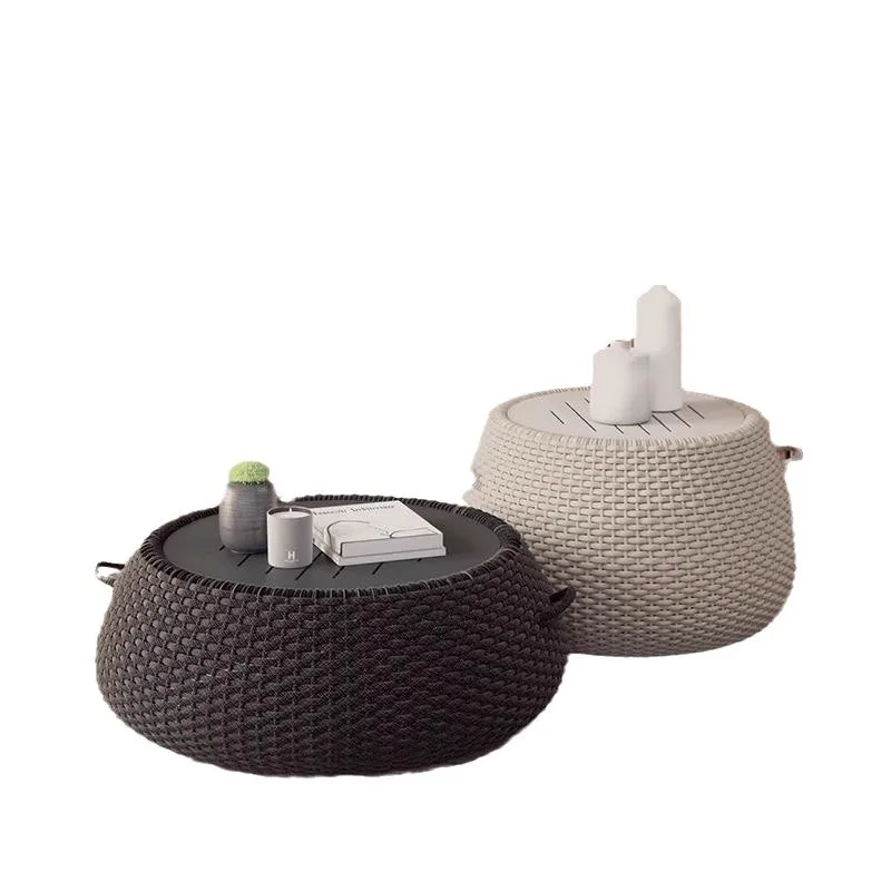 Outdoor waterproof and sunscreen open-air rattan sofa villa courtyard garden furniture living room balcony seat