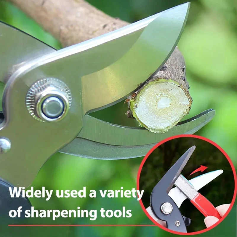 Portable Sharpening Stone Multifunctional Tool Sharpener for Kitchen Knives Scissors Axe Outdoor Garden Cutting Tools Repair Acc view 4