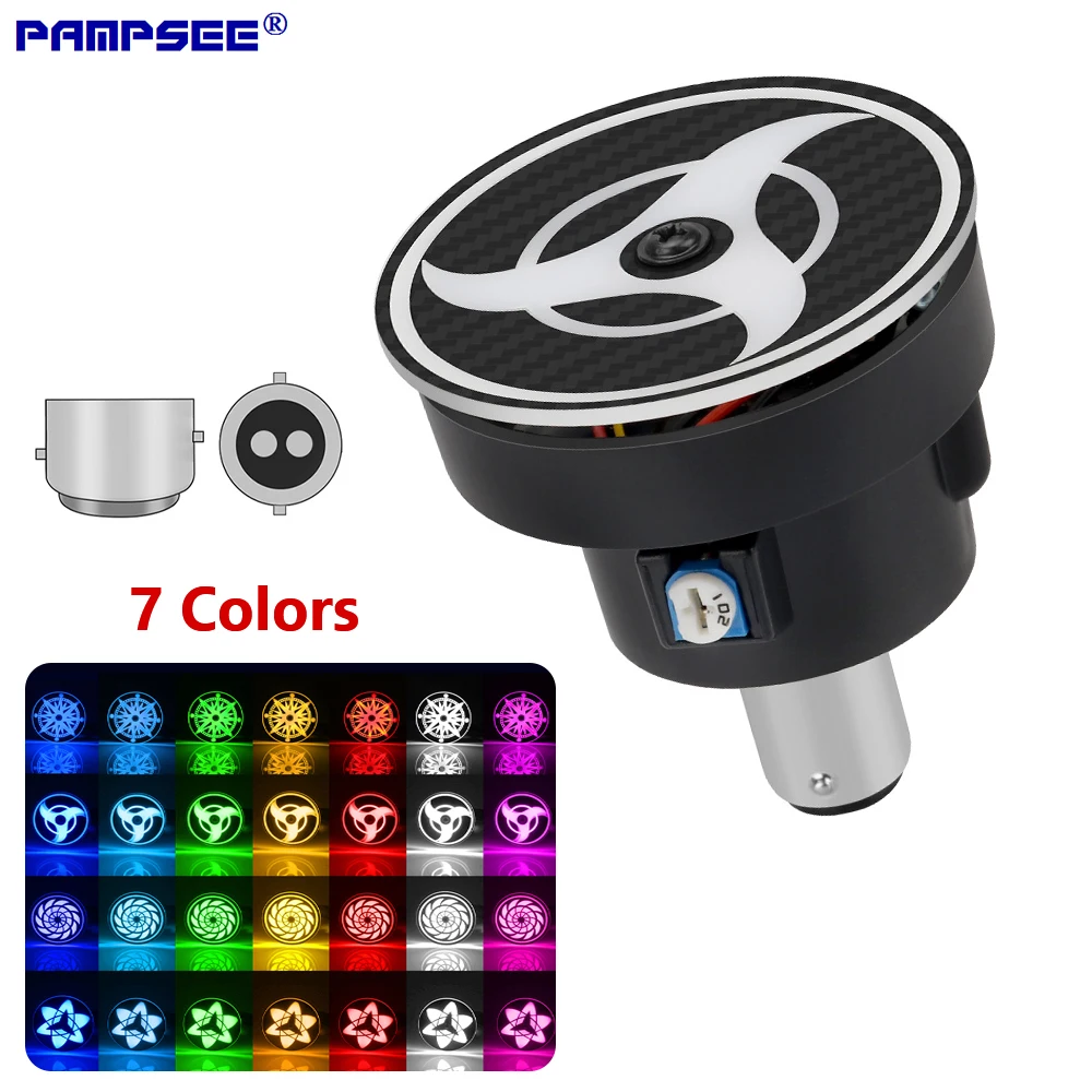 

1 шт., стоп-сигнал для мотоцикла, глаза колеса, аниме, памятка, аксессуары, вращающийся Радужный мигающий задний фонарь, вспомогательная лампа