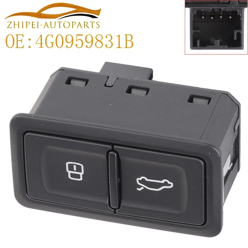 4G0959831B Rear Tailgate Trunk Release Switch Button Car 4G0 959 831 B For Audi A6 A7 A8 Q3
