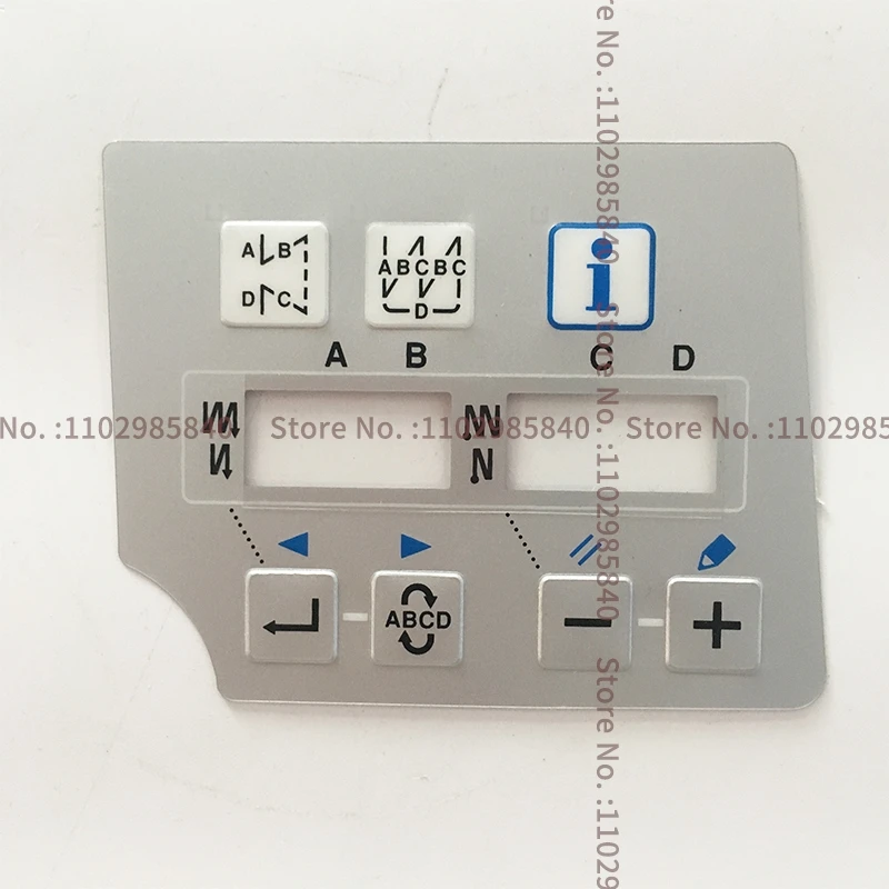 JUKI 8700-7 8700A-7 8700B-7 Operation Panel Sheet Operation Unit Panel Board Membrane Button Switch Paper Sticker Keyboard Sheet