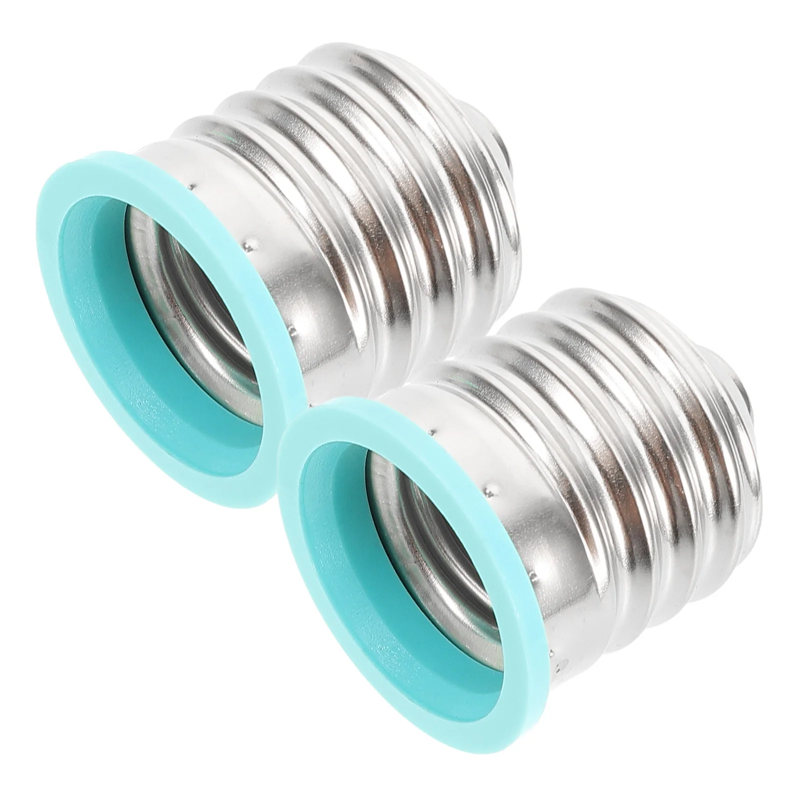 

2Pcs Bulb Converter Lamp Socket Adapter Easy Installation Household Light Bulb Base Adapter E40 to E27 Lamp Holder Converter