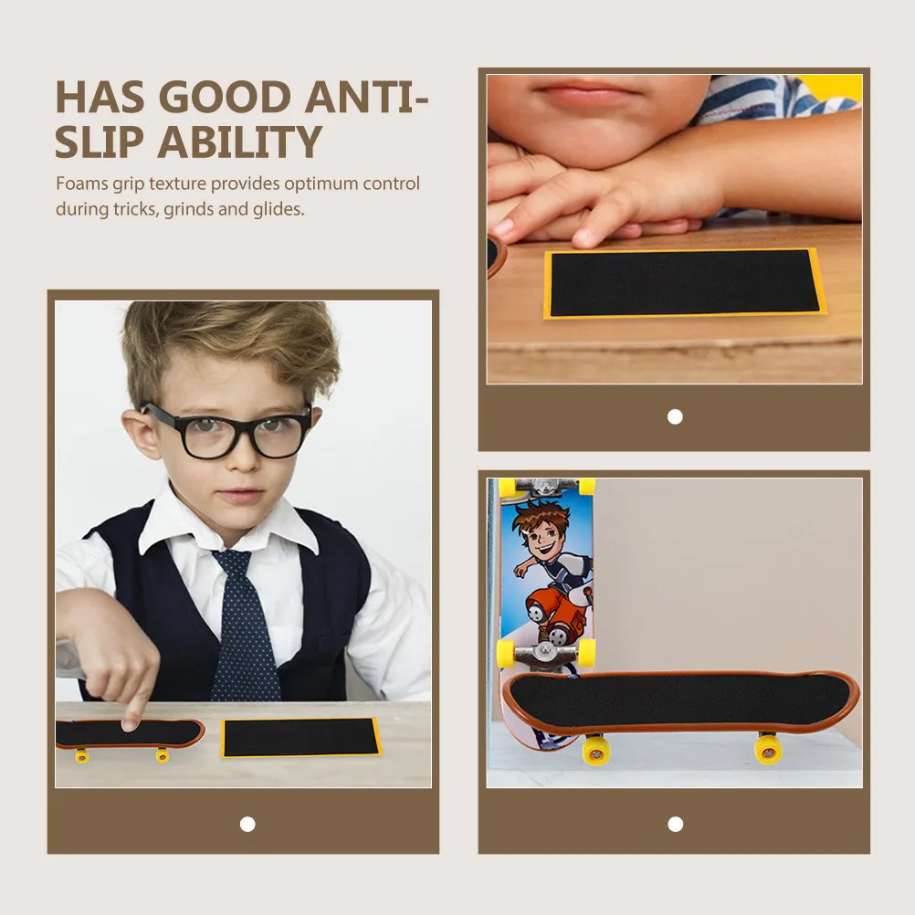 20 Stück Premium-Schaumstoff-Griffband für Fingerboards, stark haftend, komfortables Handling, rutschfestes Design für Mini-Skateboards