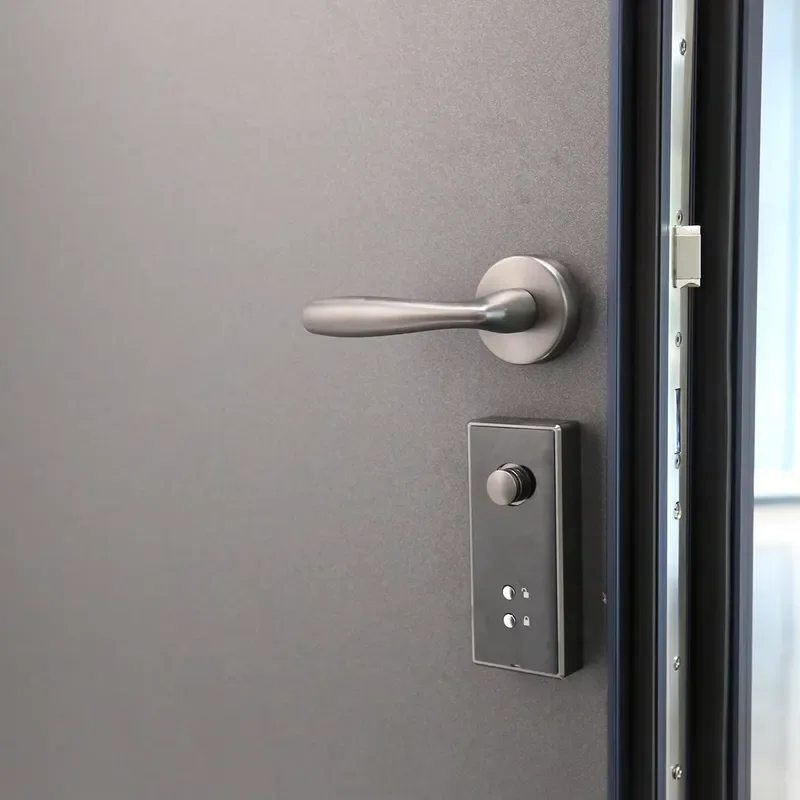 High Quality Modern Steel Front Entry Security Exterior Doors Bulletproof Anti-Theft for Villas Apartments Finished Surface