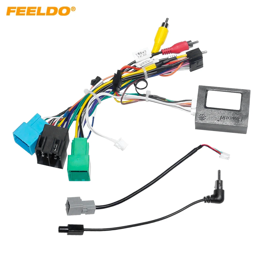 

Car 16pin Power Cord Wiring Harness Adapter For Fait Strada/Toro (2020) Installation Head Unit