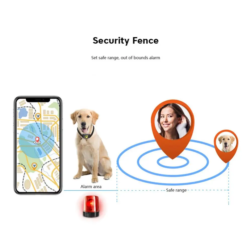 Dogs Cats GPS Tracking Pet GPS Tracker Collar Anti-Lost Device Real Time Tracking Locator Pet Collars For Universal Dogs