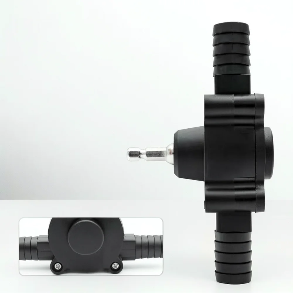 Drill Driven Water Transfer Pump Self Priming Fluid Pump Home Utility Tool For Garden Irrigation Liquid Extraction