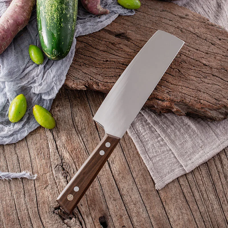 

Professional Chef Knife Multifunction Knives Cooking for Kitchen Meat Cleaver Stainless Steel Slicing Knife Santoku Knife