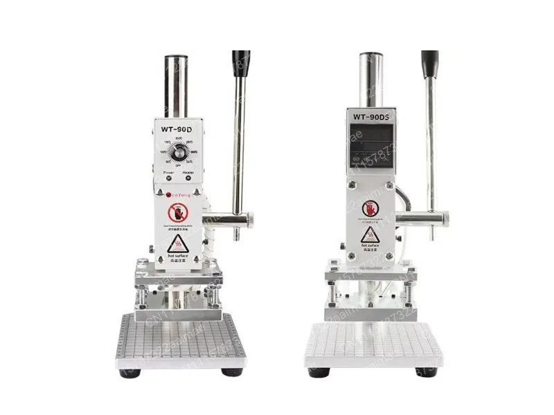 Hot Stamping Press Machine Manual Bronzing Embosser For PVC Card Leather Paper Wood DIY Craft Tool