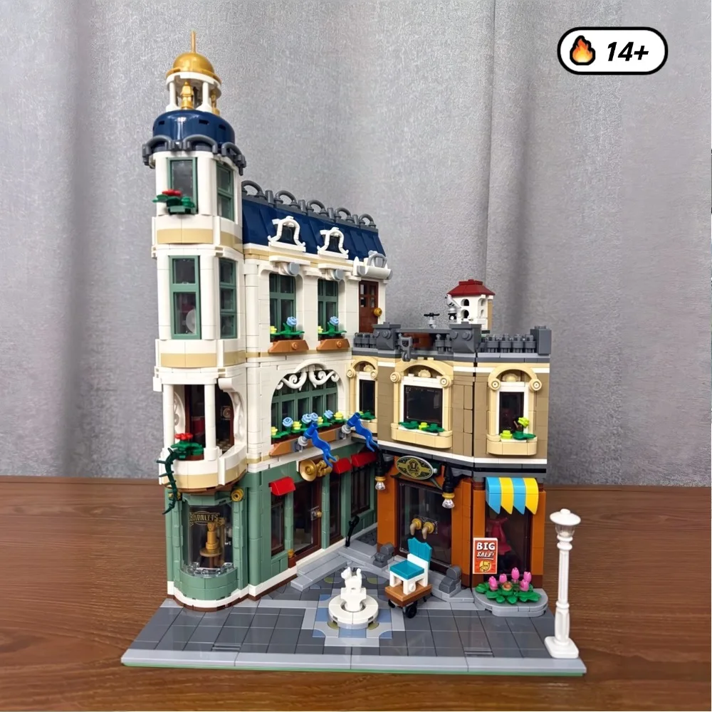 Hot New Releases 3456pcs City Streetview Center Assembly Square Building Blocks Bricks Toys Christmas Gift For Friends