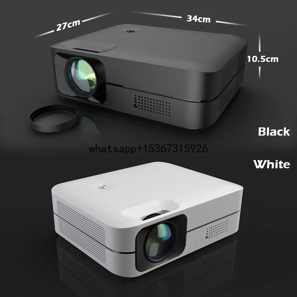 Projecteur Home Cinéma Full HD, Super Haute Luminosité, Technologie d'Étanchéité Optique et Mécanique, Dernière Technologie