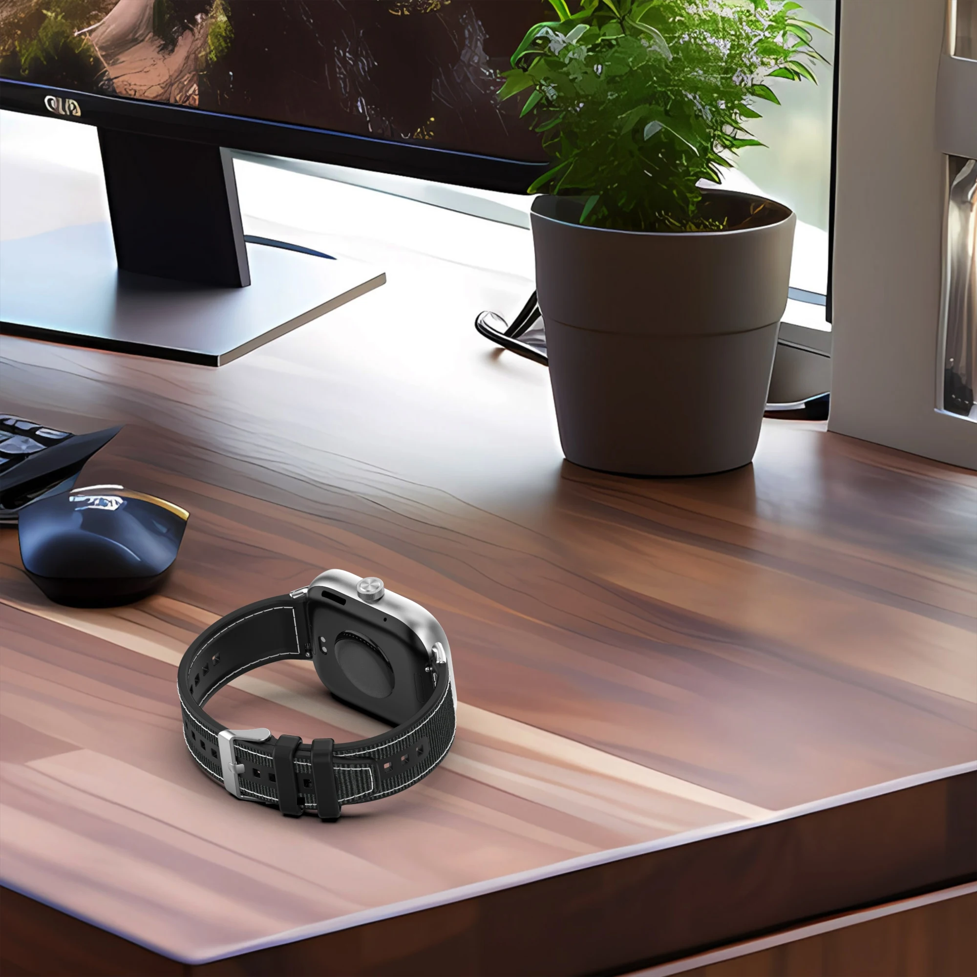 Verbund Silikon Armband Für Redmi Uhr 5 4 Smart Uhr Armband Armband Nylon Armband Für Xiaomi Mi Band 9 pro 8 Pro – Detail 19