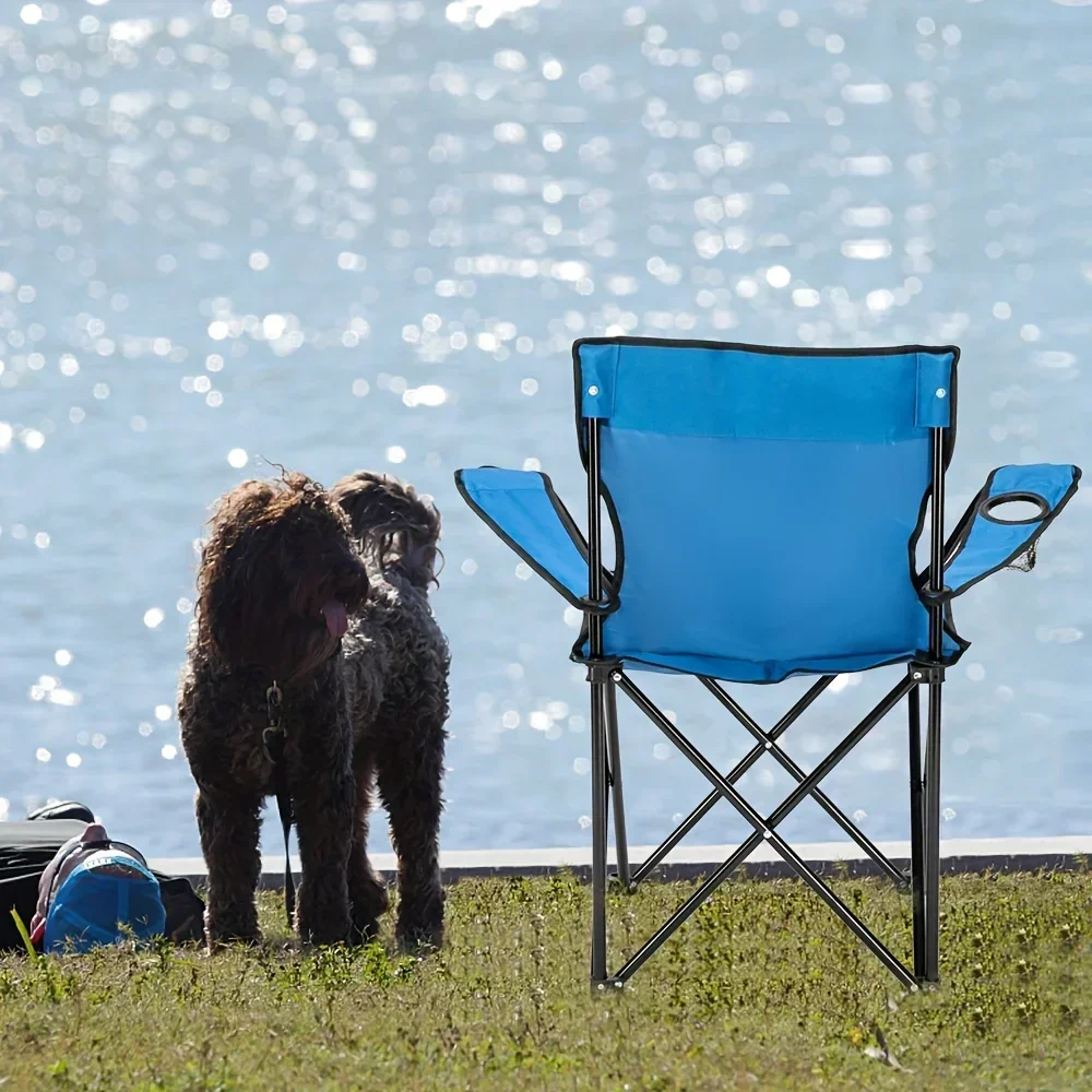 Krzesło składane na zewnątrz 600D tkanina Oxford oparcie krzesło kempingowe Art Camping szkicowanie wędkarstwo składane krzesło plażowe