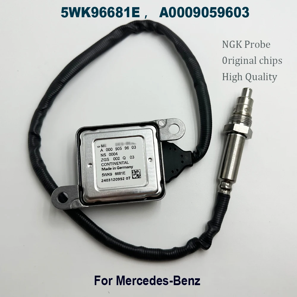 

NEW 5WK96681E A0009059603 NOX Sensor 0009059603 Nitrogen Oxygen For NGK Probe For Mercedes-Benzz High Quality Chip