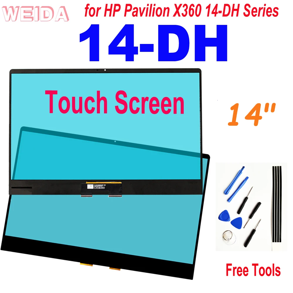 

14" Touch Digitizer for HP Pavilion X360 14-DH 14 DH Series 14-dh0706nz 14-DH0008CA L51119-001 Laptops Touch Screen Replacement