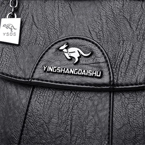 Kadın sırt çantası 2022 Yeni, Yüksek Kaliteli Yumuşak Deri Eğlence Seyahat Büyük Kapasiteli Okul Çantaları Genç Kızlar, Sırt çantası, Siyah 8 en çok satan, sırt çantası deri, no. 4