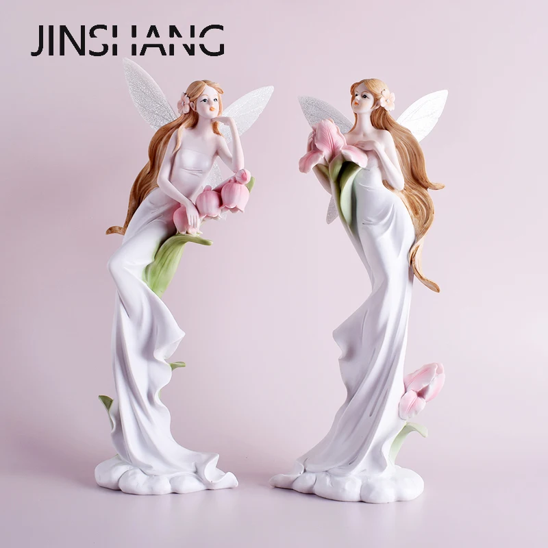 Home Decoration Accessories Angel Decoration Beauty Decoration Wedding Gift Figurine Decorations For Home Miniature Figurines